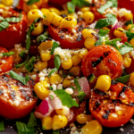 Grilled Tomato and Corn Salad