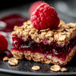 Raspberry Jam Oat Bars