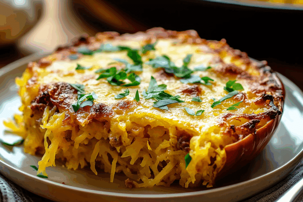 Vegan Spaghetti Squash Pie