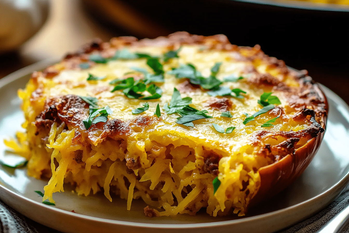 Vegan Spaghetti Squash Pie
