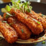 Crispy Hungarian Potato Cheese Sticks
