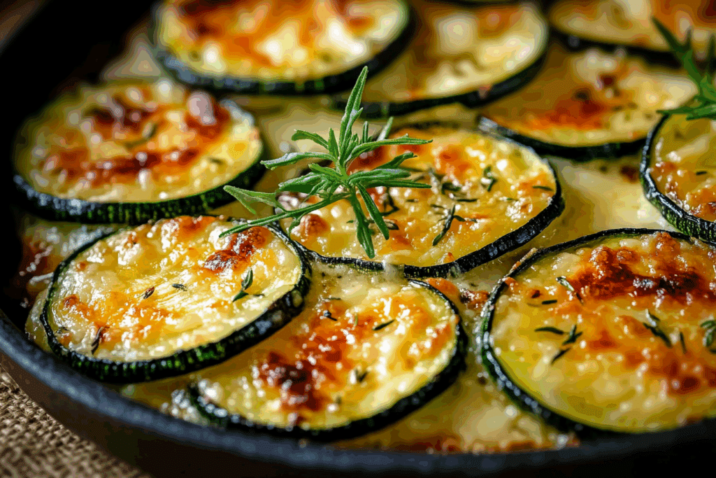 Irresistible Baked Zucchini Cheese That Melts in Your Mouth