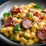 Smoked Sausage Mac and Cheese Pasta