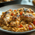 One Pot Marry Me Chicken Orzo