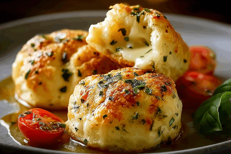 Pillsbury Biscuit Garlic Butter Cheese Bombs