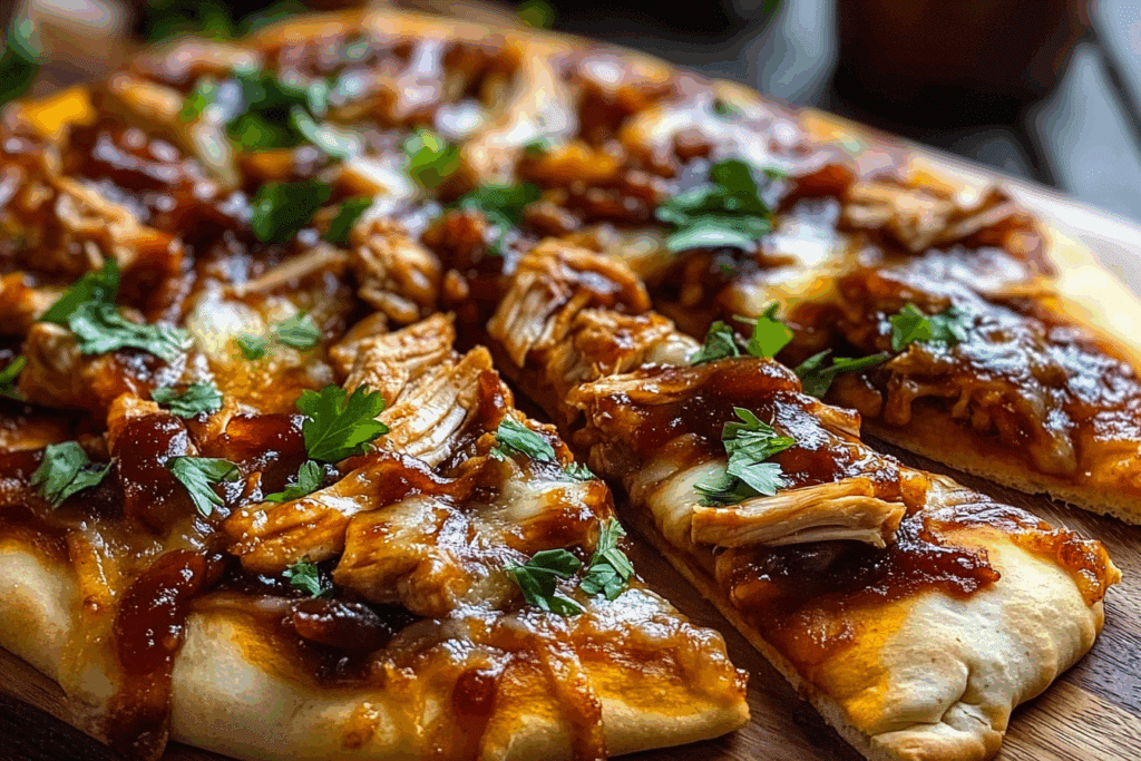 BBQ Chicken Flatbread Pizza