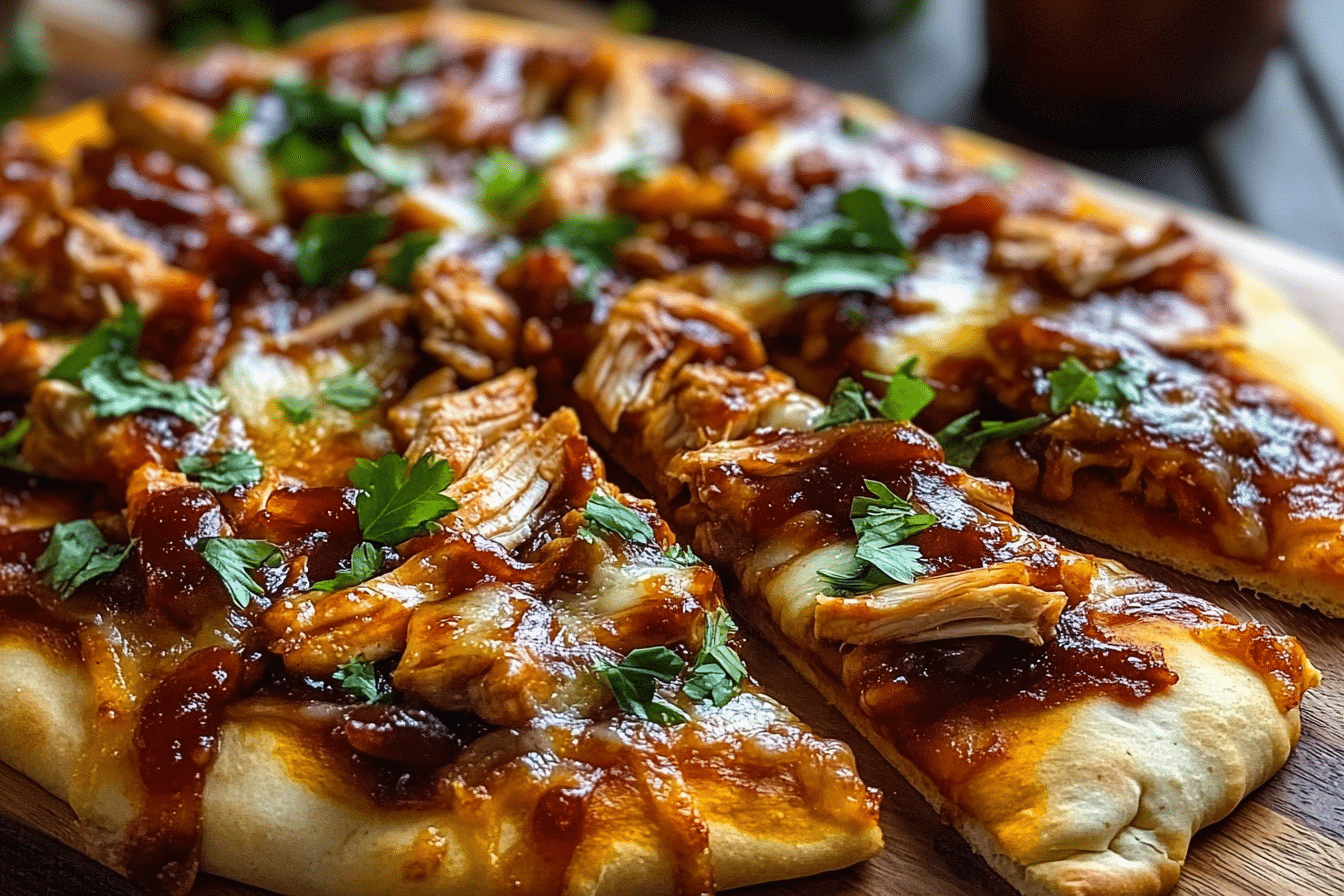 BBQ Chicken Flatbread Pizza