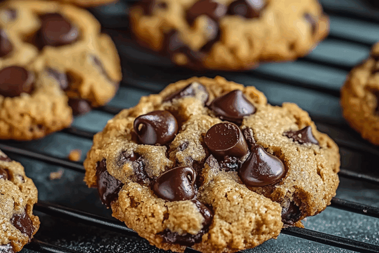 Nut-Free Vegan Tahini Chocolate Chip Cookies