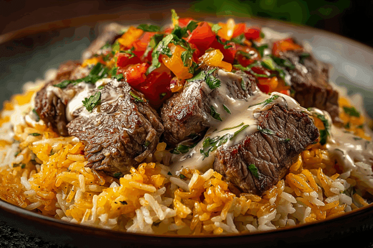 Steak and Queso Rice