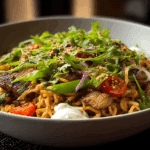 High Protein Mongolian Noodles