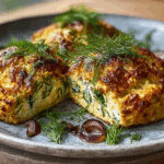 Goat’s Cheese, Dill and Onion Savoury Scones