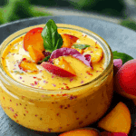 Sweet & Tangy Peach Salad Dressing You’ll Want to Put on Everything