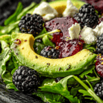 Blackberry and Avocado Salad With Honey Lemon Vinaigrette