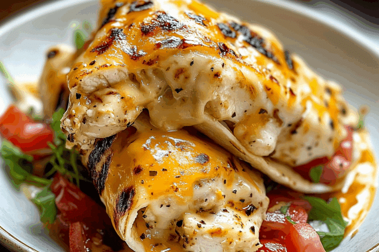 Cheesy Garlic Chicken Wraps: A Deliciously Easy Meal