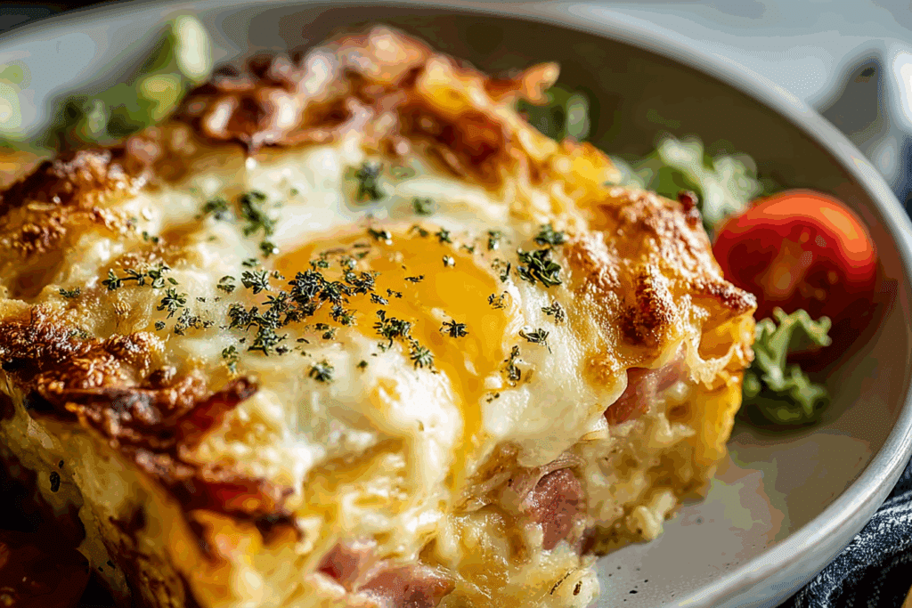 Croque Madame Breakfast Casserole
