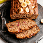 Healthy Rhubarb Banana Bread