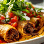 Crispy Beef Taquitos with Chipotle Sauce