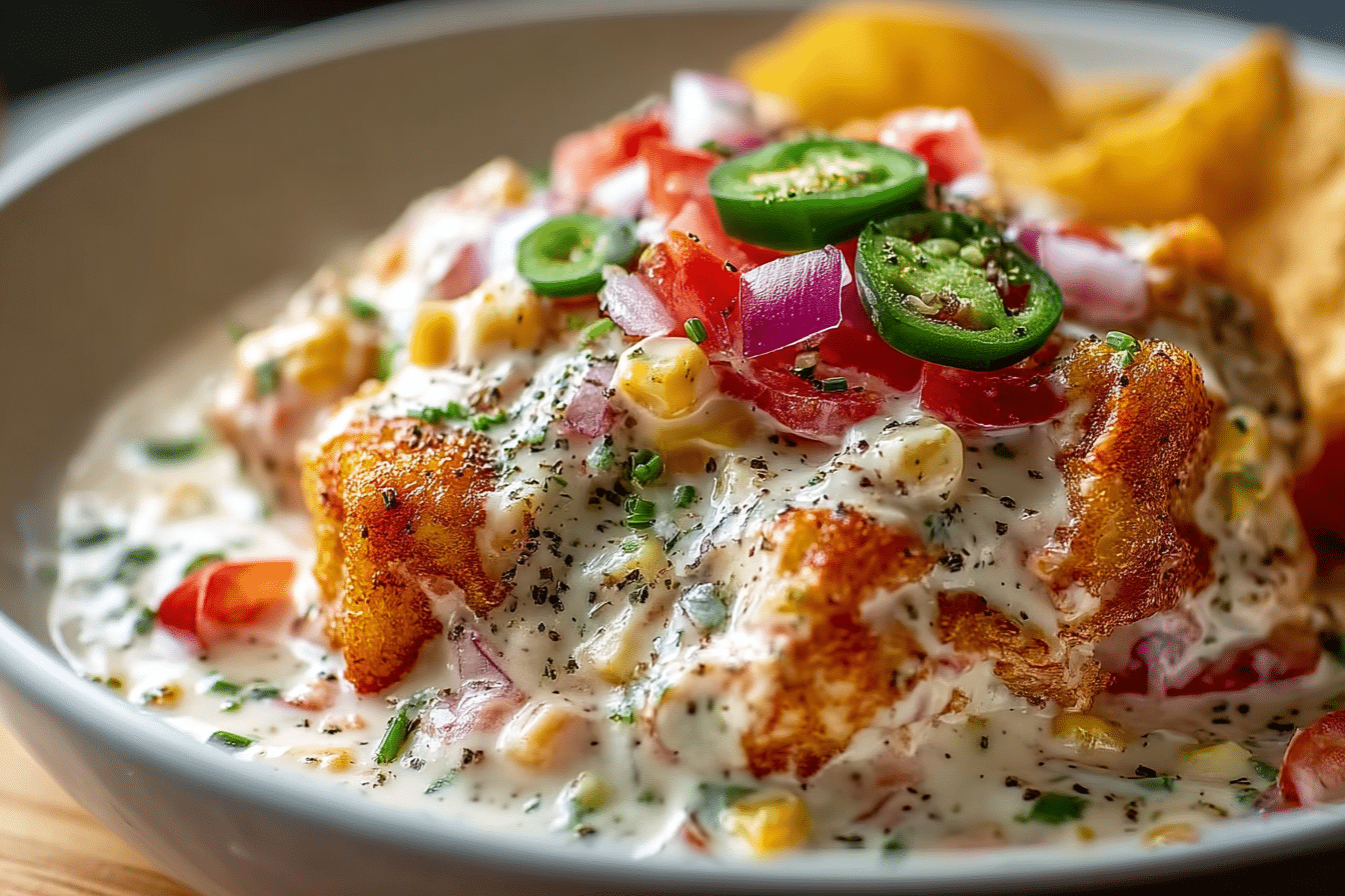 Loaded Creamy Ranch Dip