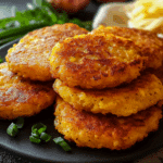 Cornmeal Onion Patties