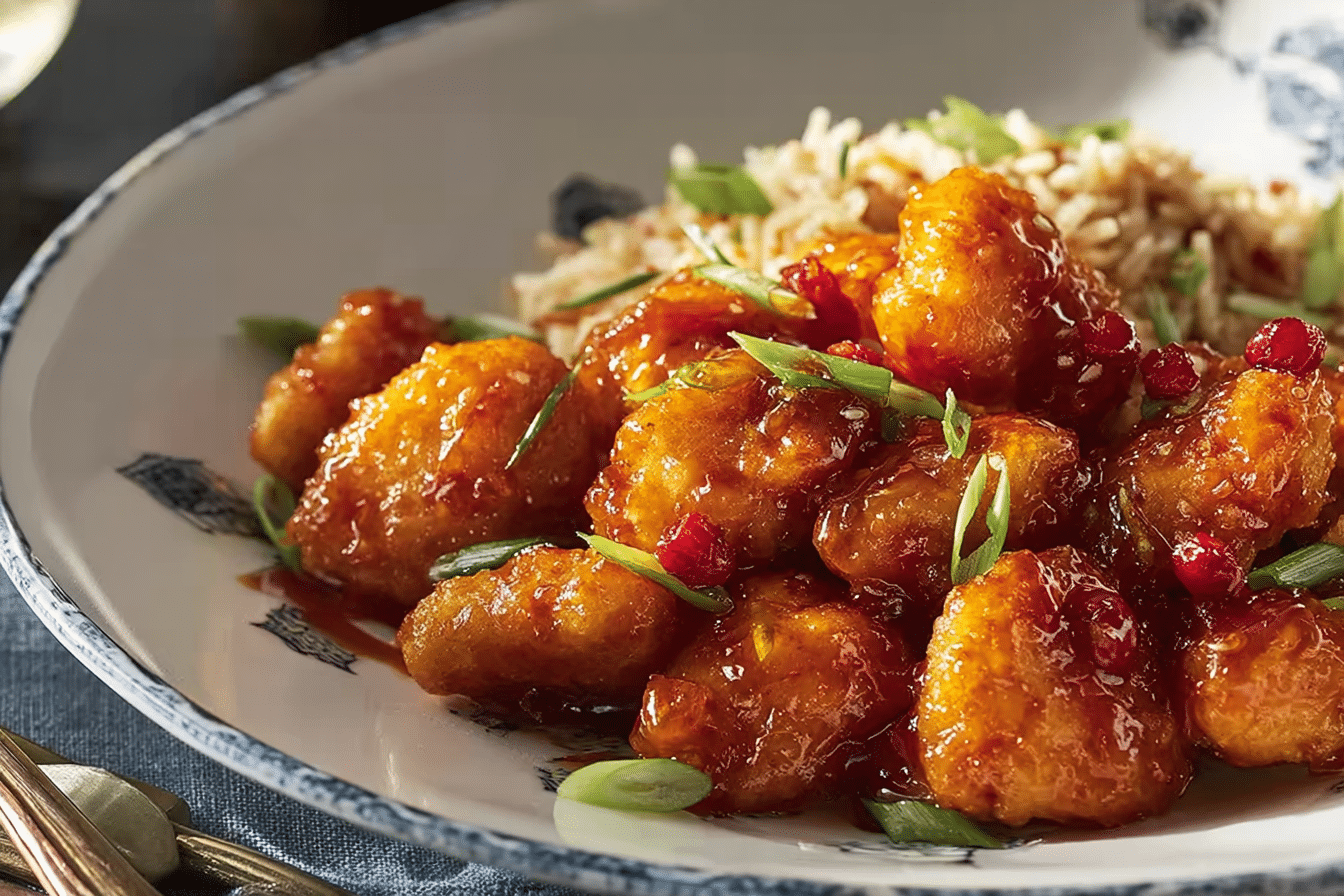 4-Ingredient Orange Chicken