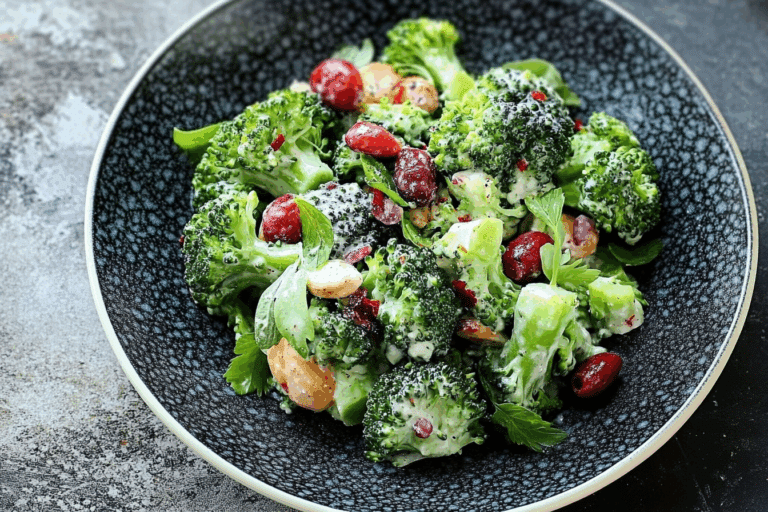 Salade de Brocoli Crémeuse
