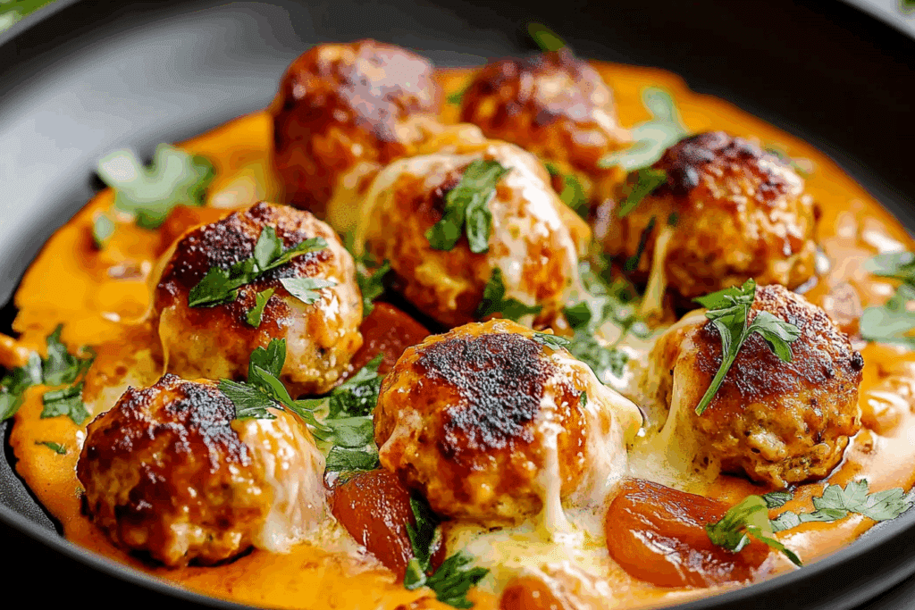 Marry Me Chicken Meatballs