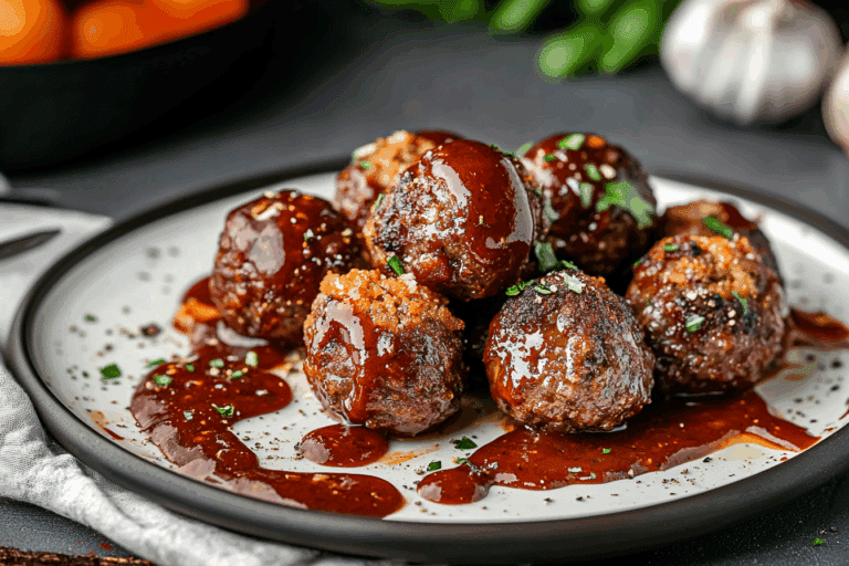 Smoked Stuffed Meatballs