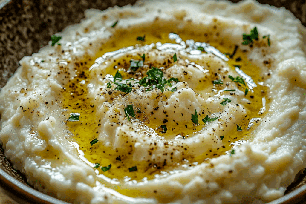 Greek Garlic Potato Dip (Skordalia)
