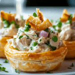 Chicken Salad in Puff Pastry Cups