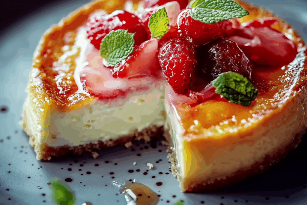 Baby Swiss Appetizer Cheesecake