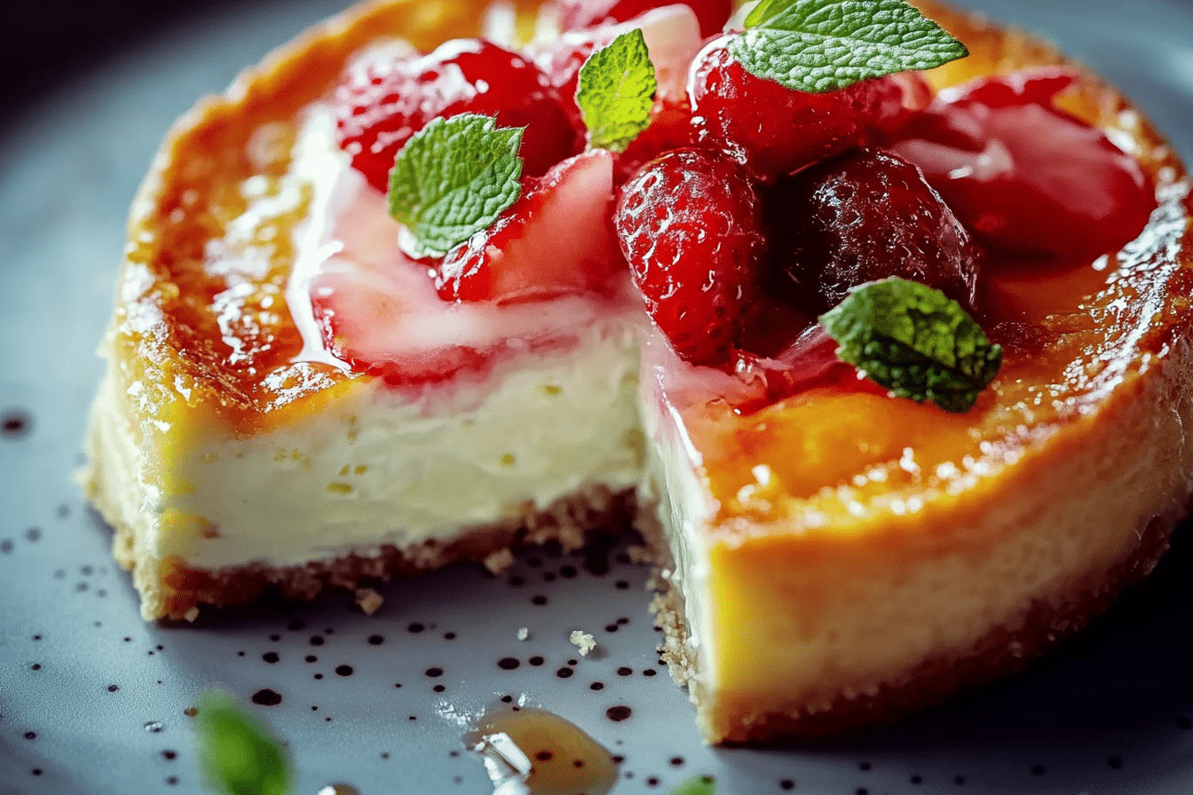 Baby Swiss Appetizer Cheesecake