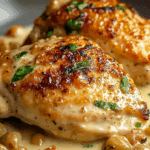 One Pan Creamy Boursin Chicken