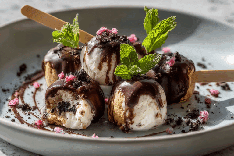 Cookie Dough Ice Cream Bites