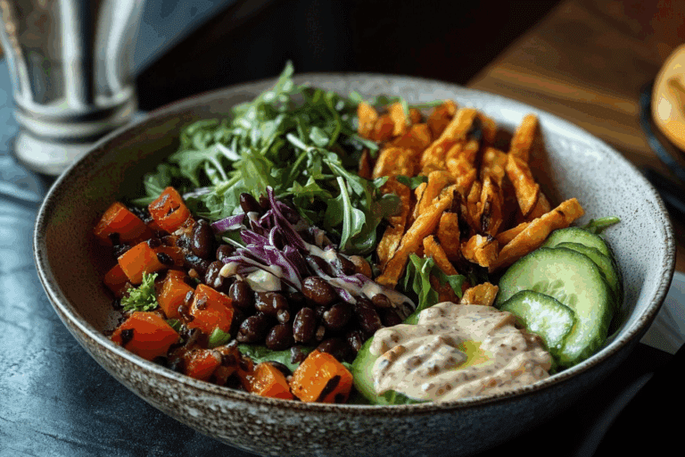 Black Bean Burger Bowls