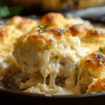 Biscuits Gravy Hashbrown Casserole