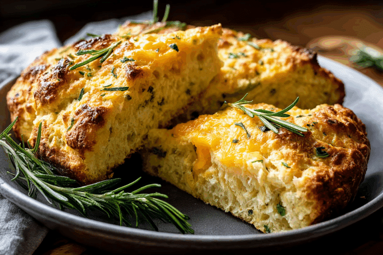 Rosemary Cheddar Irish Soda Bread