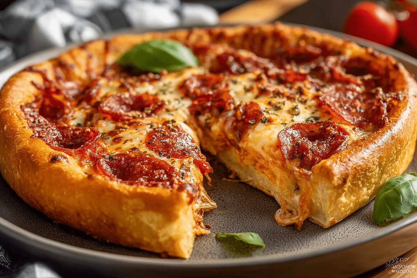 Stuffed Crust Pizza Recipe