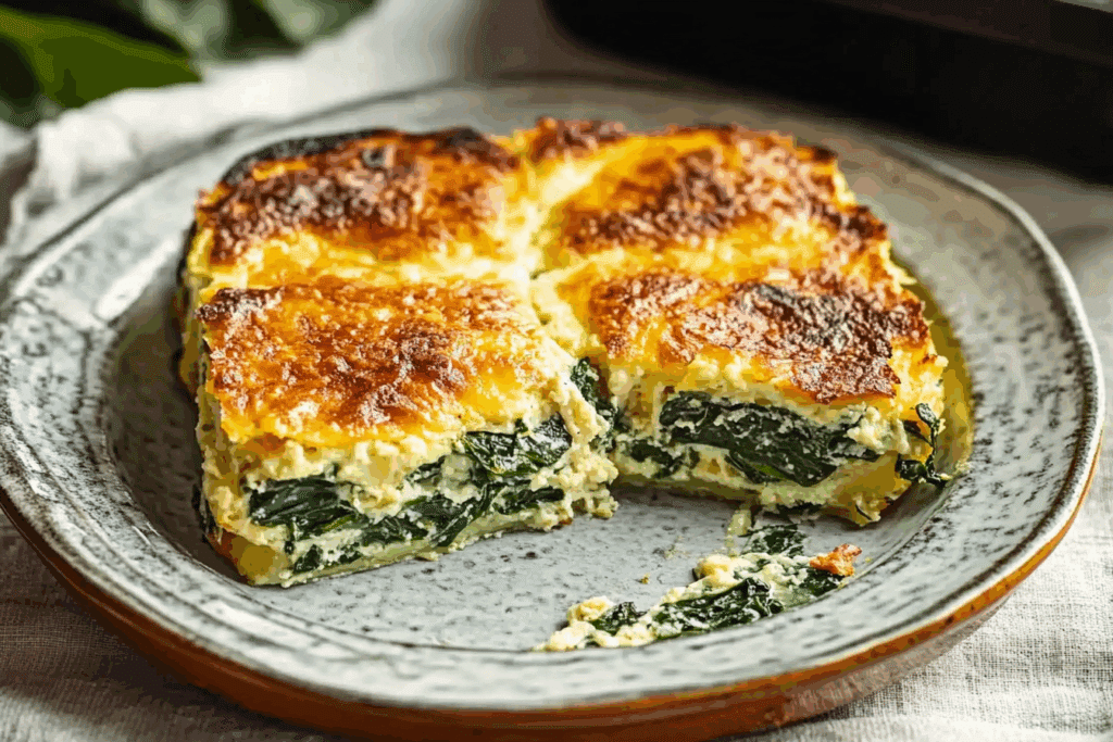Spinach Florentine Breakfast Casserole