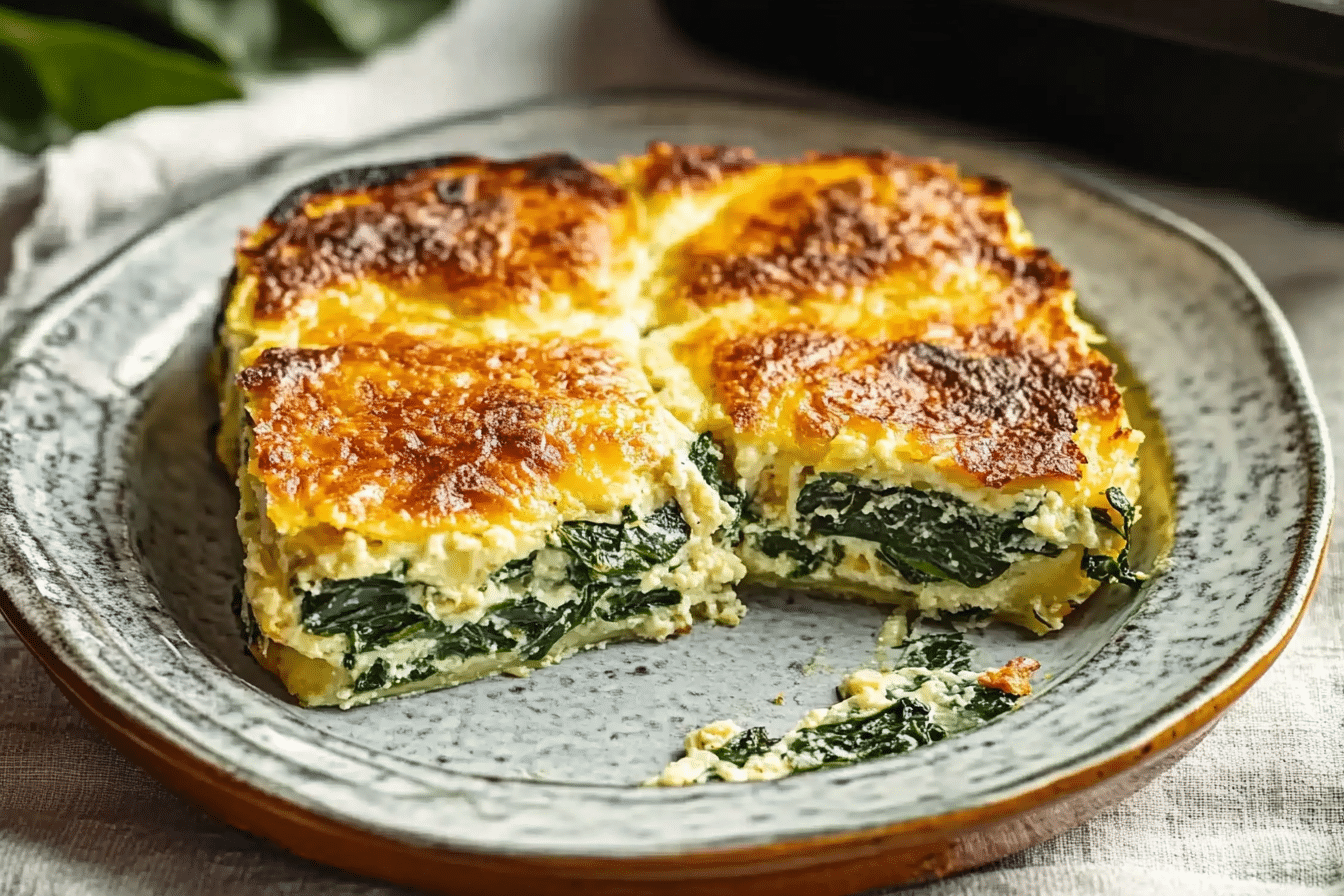 Spinach Florentine Breakfast Casserole