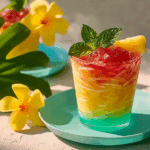 Tropical Sherbet Swirl (Mocktail)