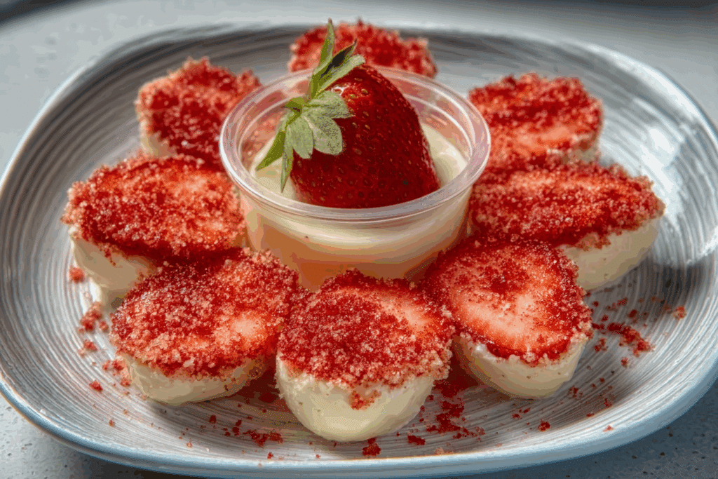 Cheesecake Deviled Strawberries