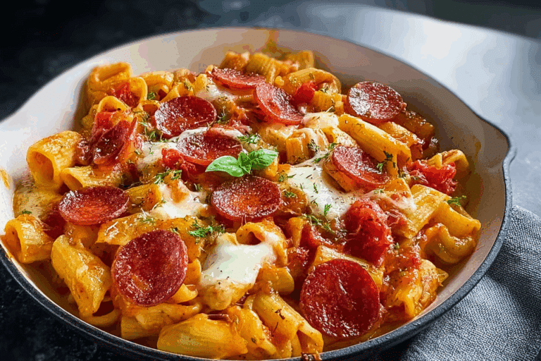 Pepperoni Pizza Pasta