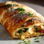 BBQ Chicken Cheese Stromboli