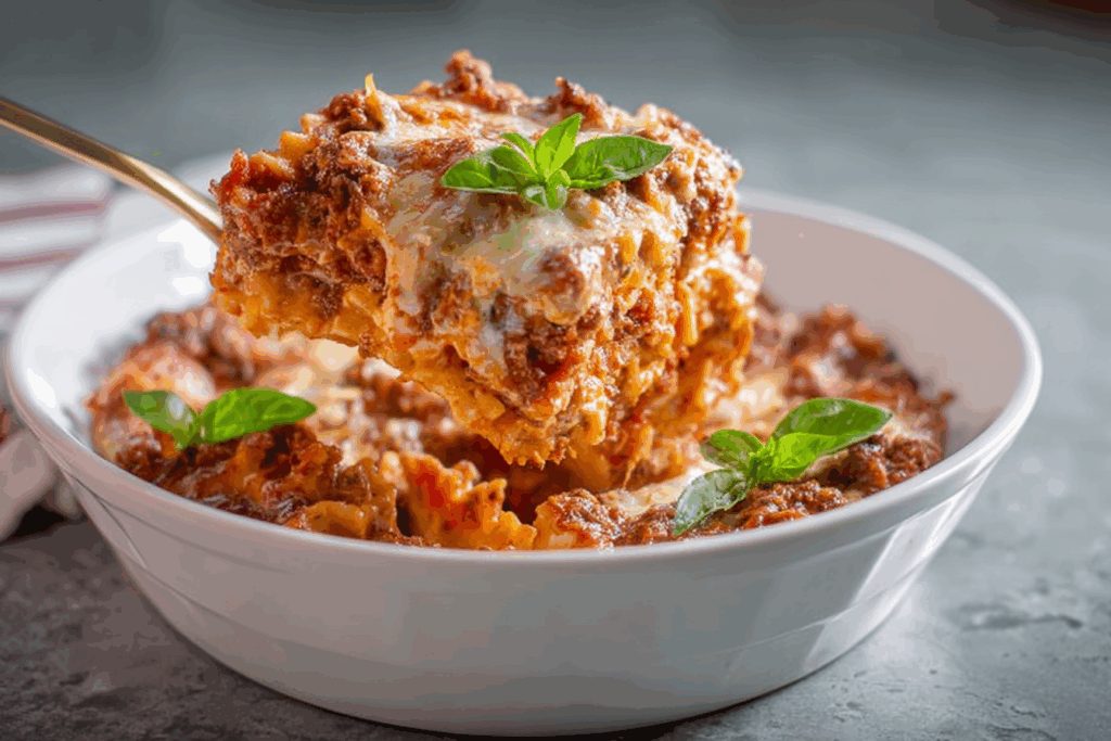 Lazy Lasagna Casserole – The Easiest Comfort Dish!
