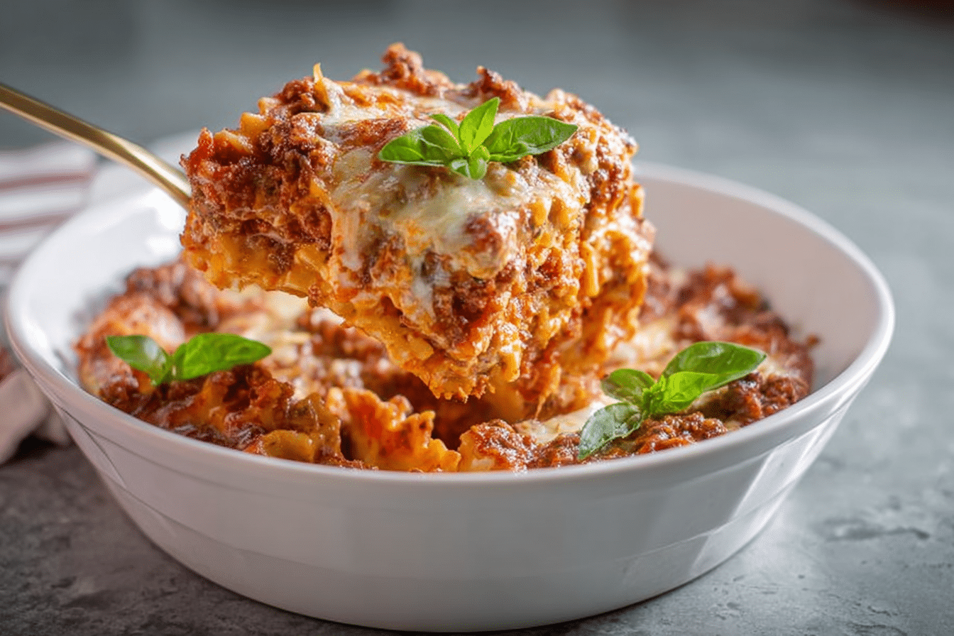 Lazy Lasagna Casserole – The Easiest Comfort Dish!