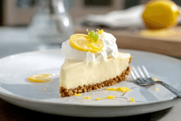 No-Bake Sugar Free Lemon Pie