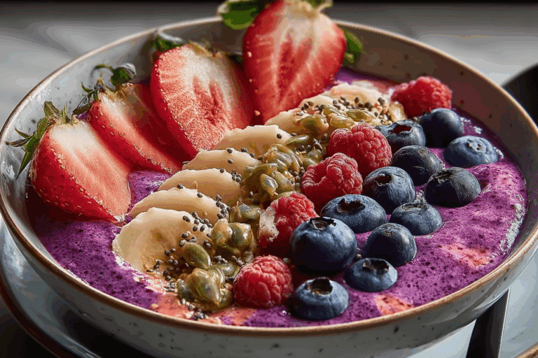Vibrant Berry Smoothie Bowl Recipe