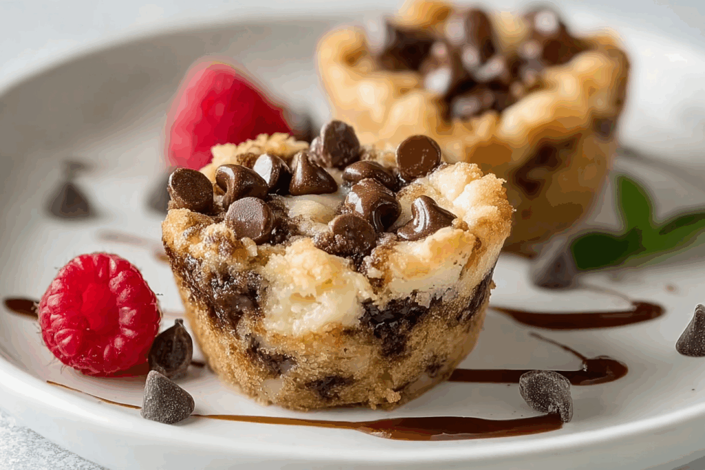 Delicious Chocolate Chip Cookie Cheesecake Cups