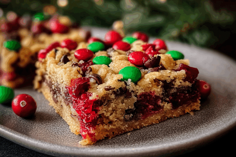Holiday Cake Mix Cookie Bars