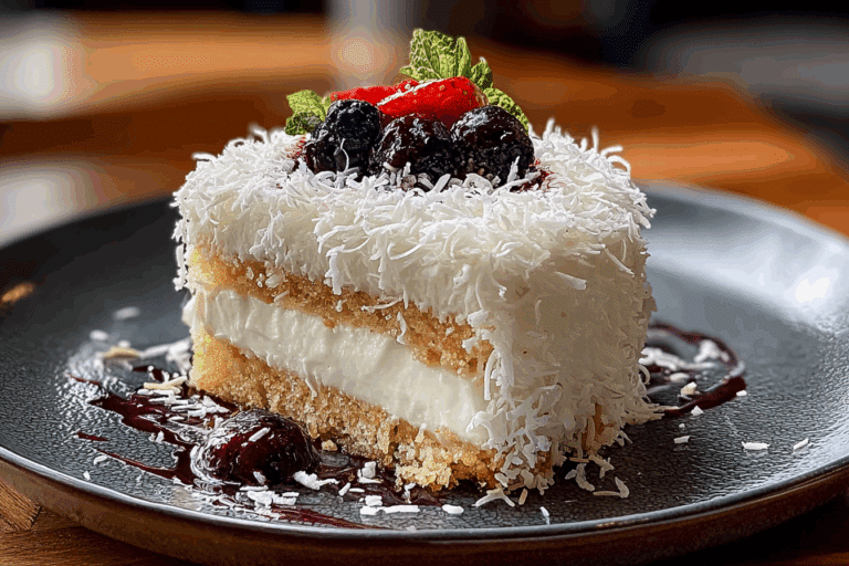 Delicious Creamy Coconut Cake